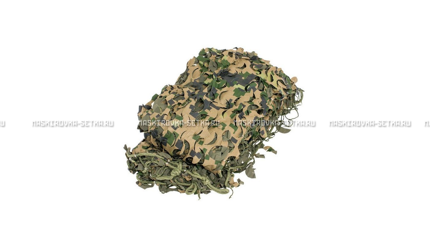 Массеть Camosystems Пейзаж-Профи Лес 3D 1,8х3 м  – купить по цене 3850 руб. в интернет-магазине в городе Челябинск картинка 6