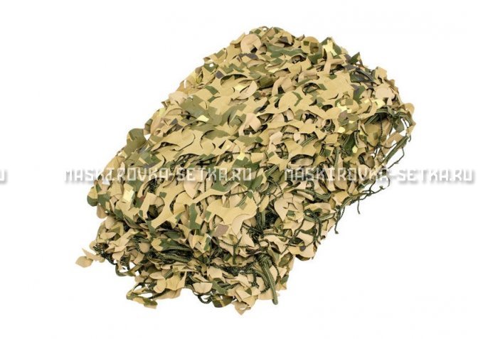 Массеть Camosystems Пейзаж-Профи Милитари 3D 1,8х3 м  – купить по цене 3850 руб. в интернет-магазине в городе Челябинск картинка 1
