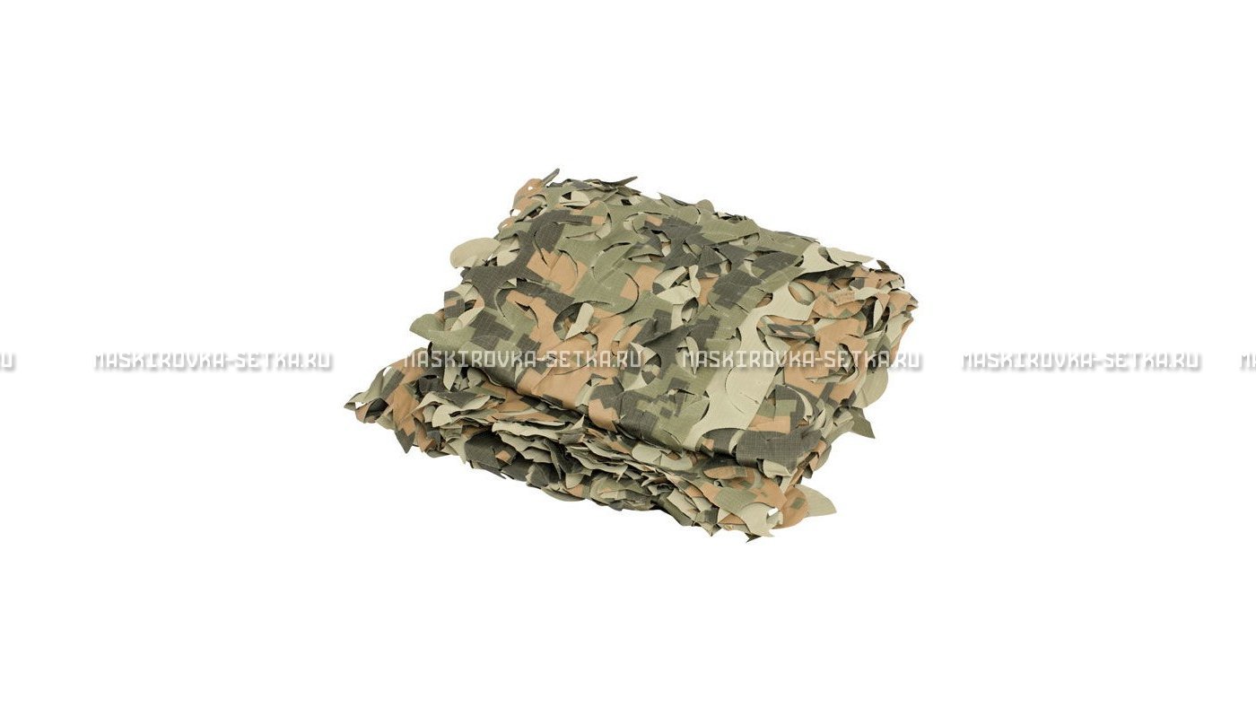 Сетка Camosystems Пейзаж Полынь 3D 2,4х3 м  – купить по цене 3100 руб. в интернет-магазине в городе Челябинск картинка 6