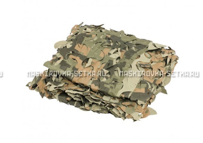 Сетка Camosystems Пейзаж Полынь 3D 2,4х3 м  – купить по цене 3100 руб. в интернет-магазине в городе Челябинск картинка 1