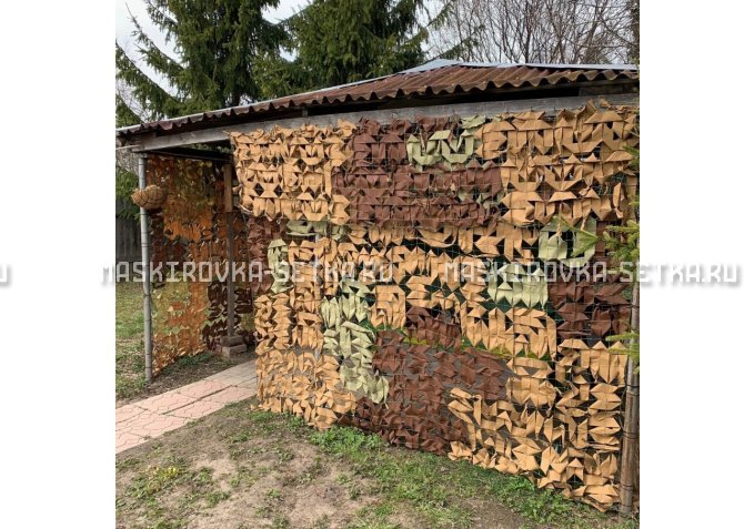 Маскировочная сеть МКТ-2П Поле 3х6 м – купить по цене 4400 руб. в интернет-магазине в городе Челябинск картинка 2