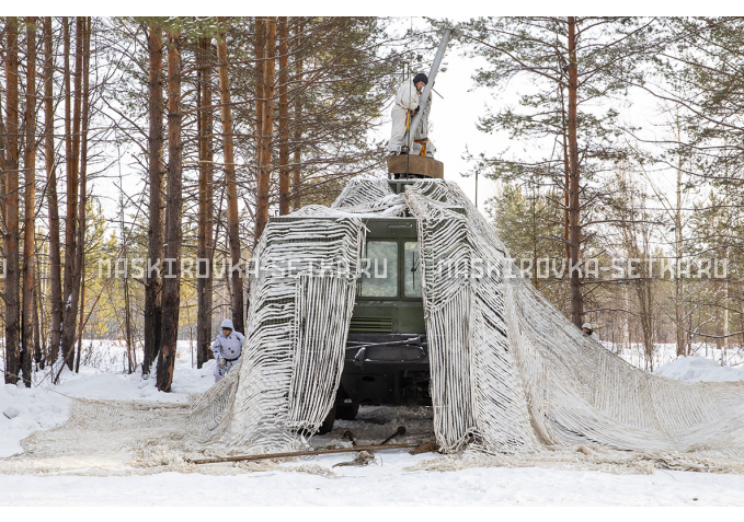 Маскировочный комплект МКТ-2С Снег 9х12 м – купить по цене 33200 руб. в интернет-магазине в городе Челябинск картинка 2