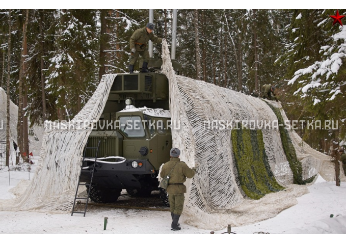 Маскировочный комплект МКТ-2С Снег 9х12 м – купить по цене 33200 руб. в интернет-магазине в городе Челябинск картинка 8
