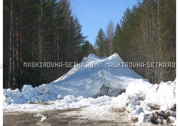 Маскировочная сеть МКТ-2С Снег 3х6 м – купить по цене 4400 руб. в интернет-магазине в городе Челябинск картинка 3