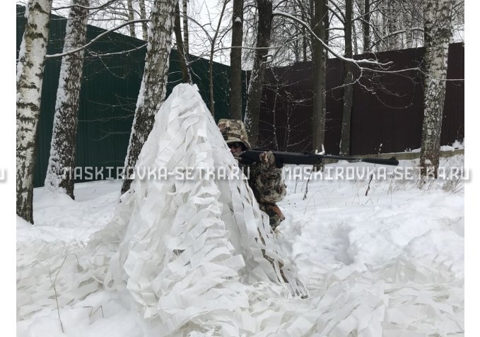 Маскировочная сеть МКТ-2С Снег 3х6 м – купить по цене 4400 руб. в интернет-магазине в городе Челябинск картинка 2