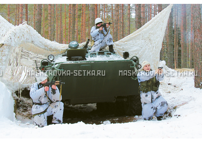 Маскировочный комплект МКТ-2С Снег 9х12 м – купить по цене 33200 руб. в интернет-магазине в городе Челябинск картинка 6